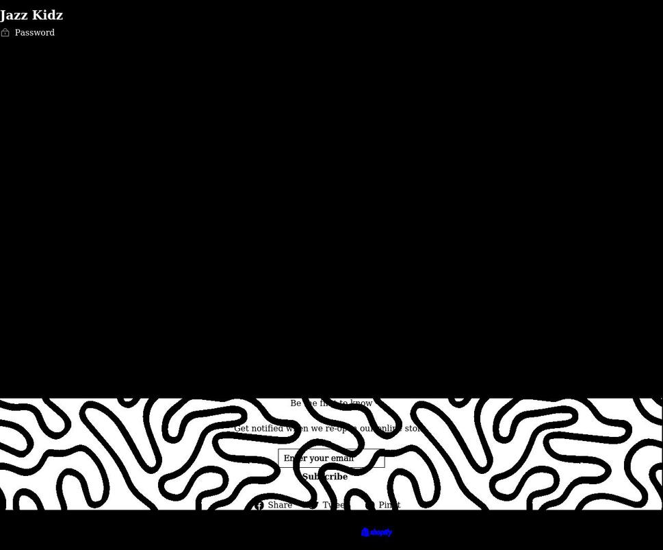 jazzkidz.com shopify website screenshot