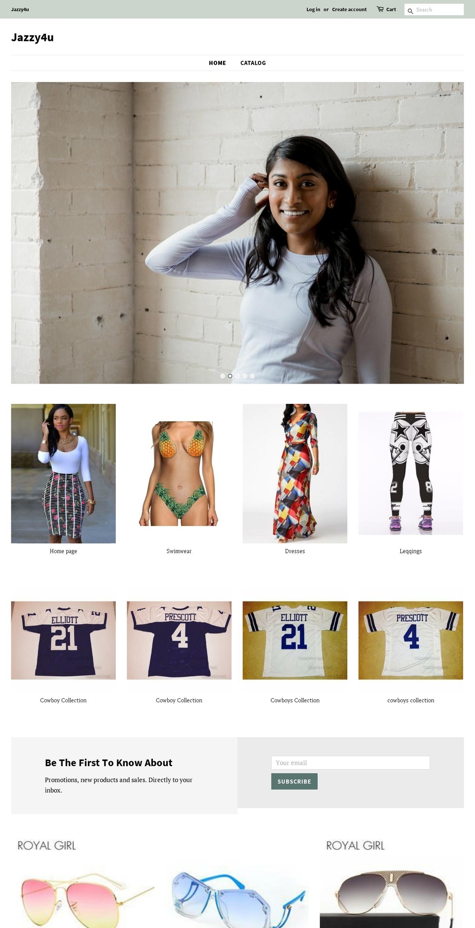 jazzy4u.com — Shopify storefront screenshot