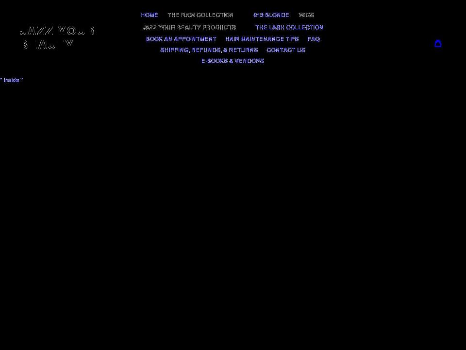 jazzyourbeauty.com shopify website screenshot