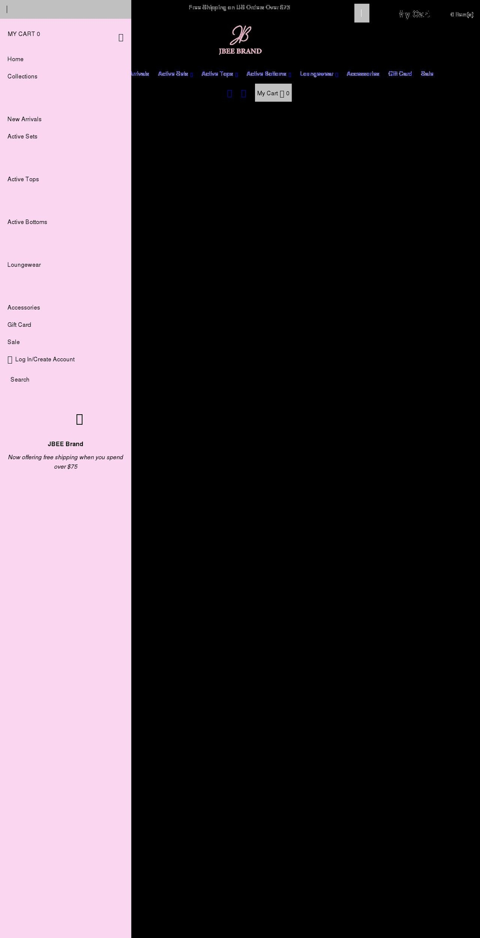 jbeebrand.com shopify website screenshot