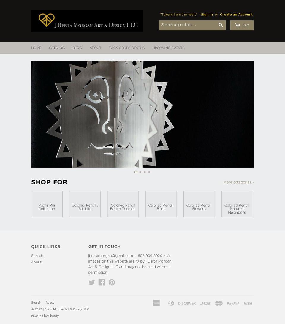 jbertamorgan.com shopify website screenshot