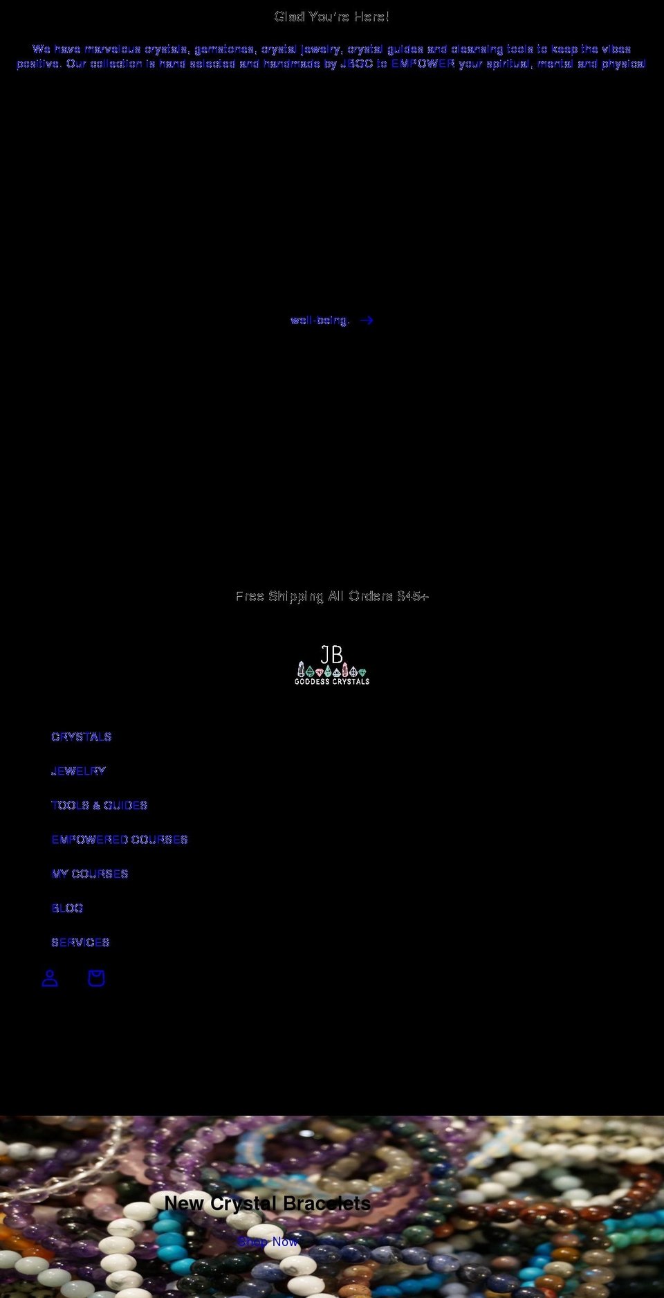 jbgcshop.com shopify website screenshot