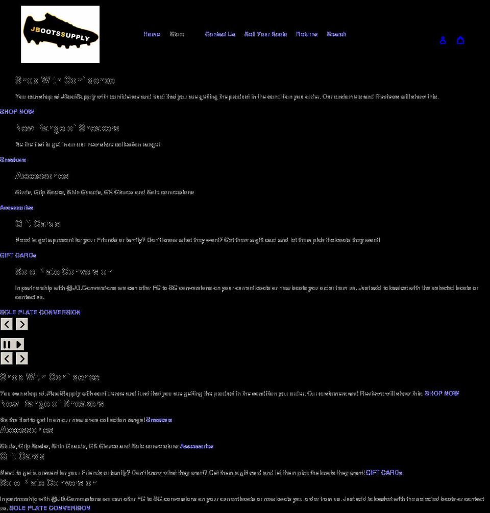 jbootssupply.com shopify website screenshot