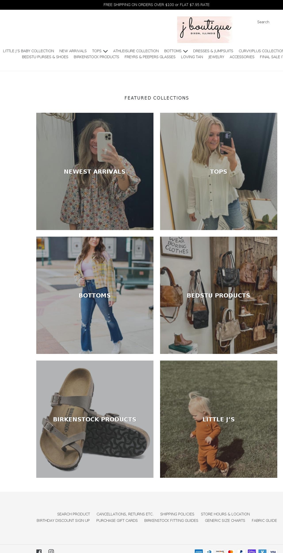 jboutiqueil.com — Shopify storefront screenshot