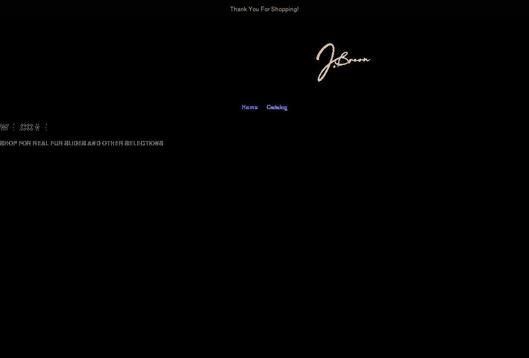 jbreon.com shopify website screenshot