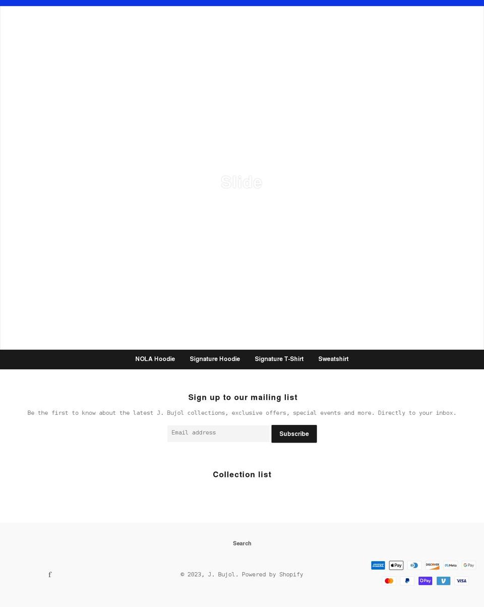 jbujol.com shopify website screenshot
