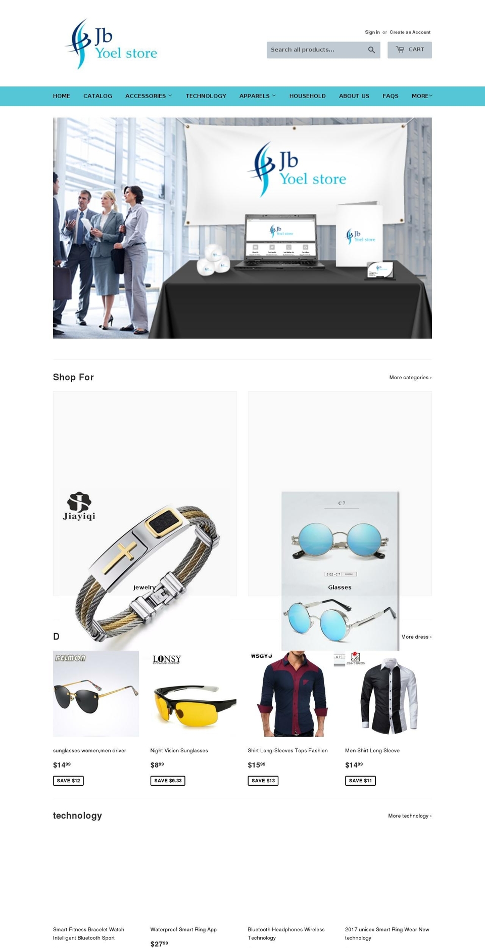jbyoelstore.com — Shopify storefront screenshot