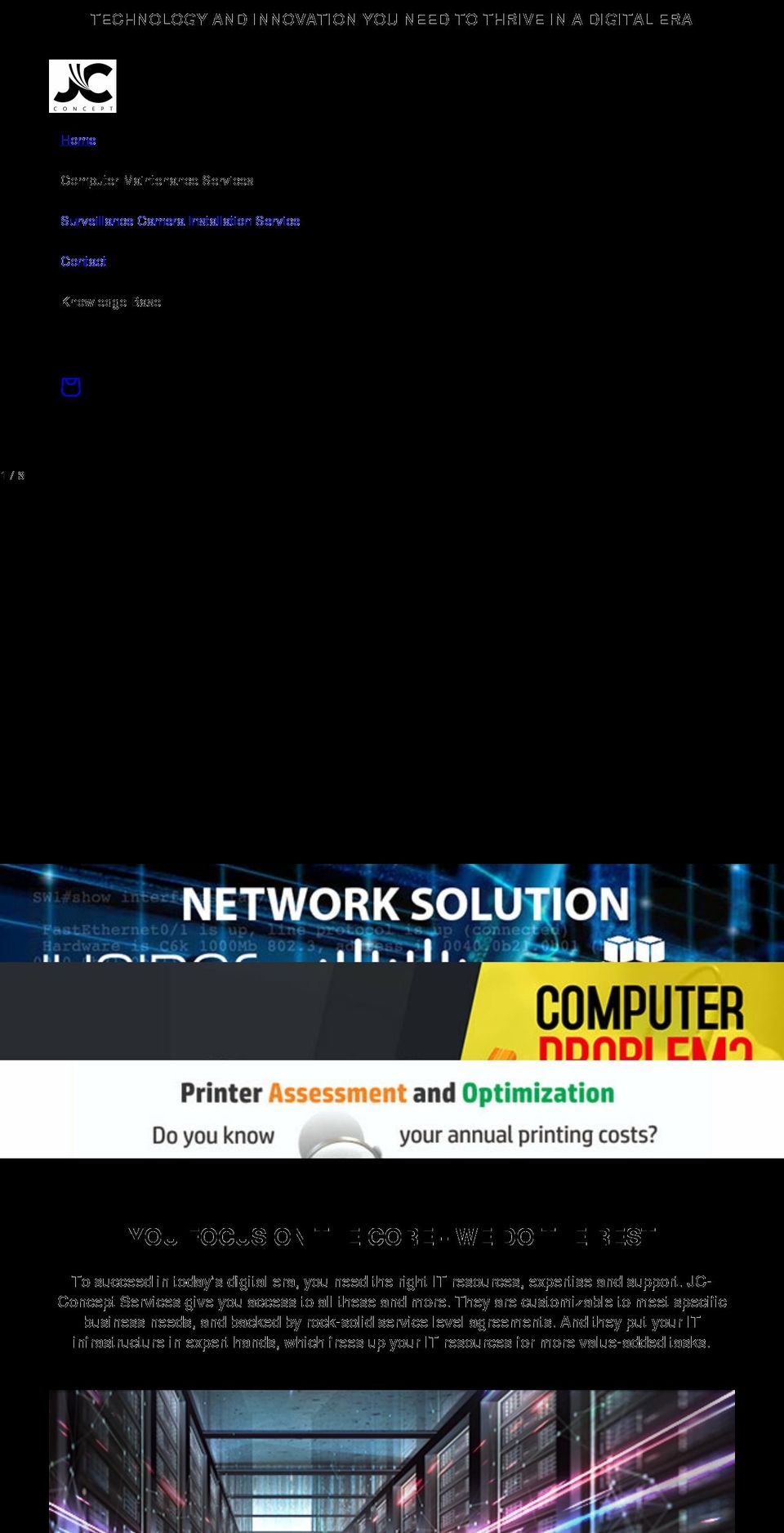 jc-concept.com shopify website screenshot