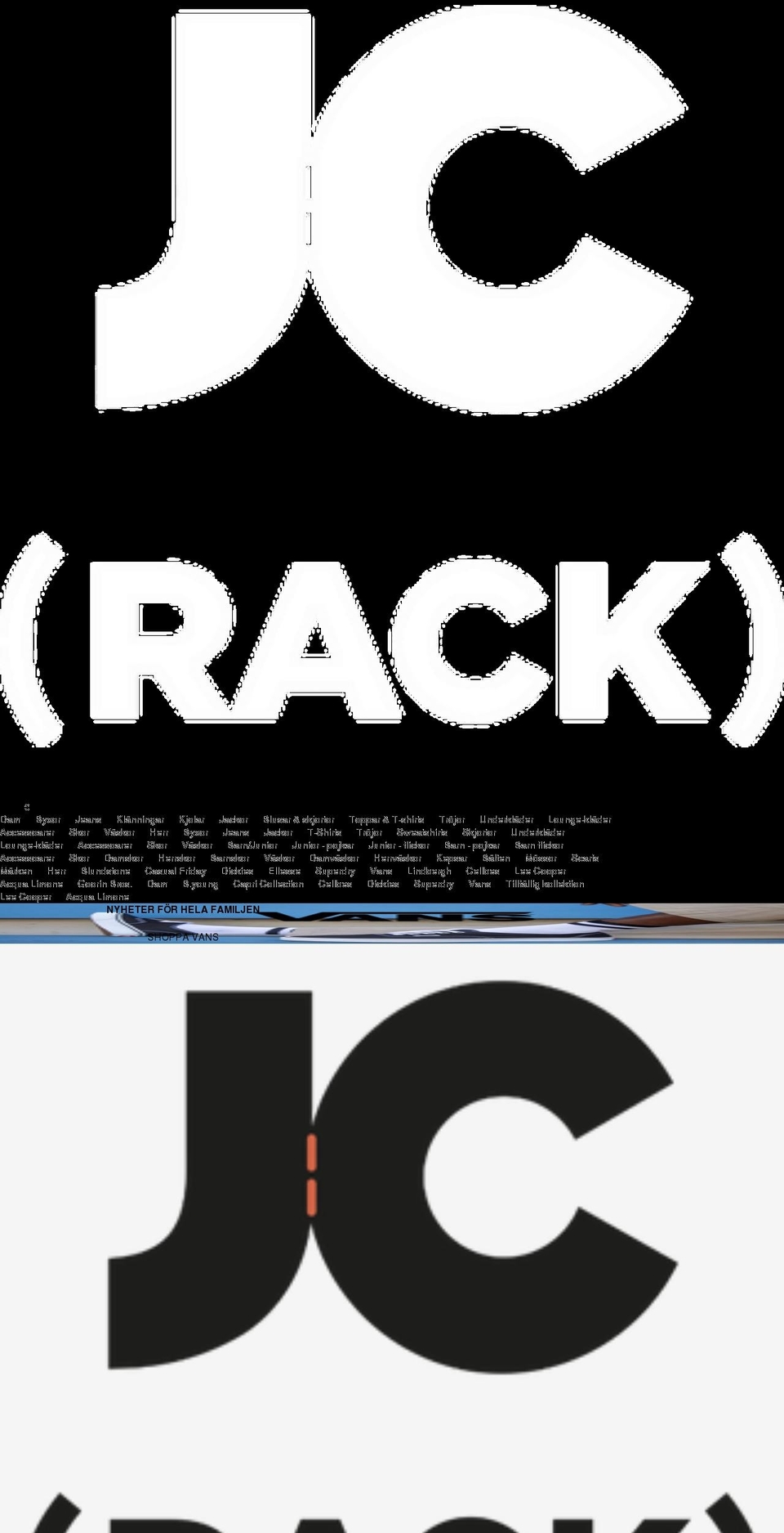 jc-rack.se shopify website screenshot