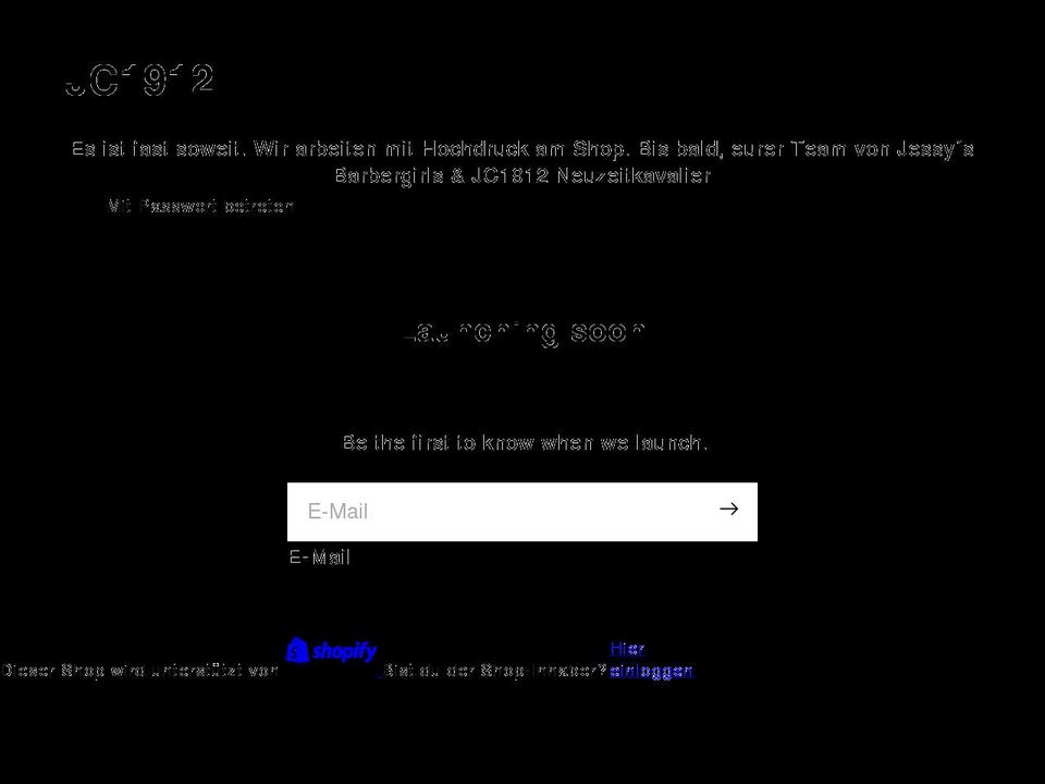 jc1912.de shopify website screenshot