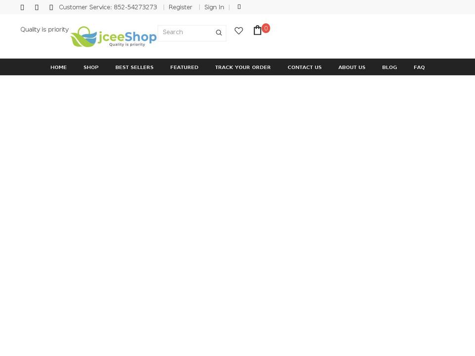 jceeshop.com shopify website screenshot