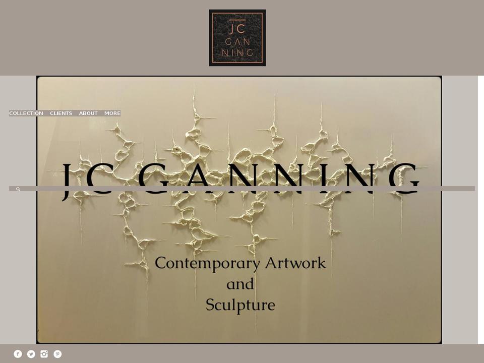 jcganning.com — Shopify storefront screenshot