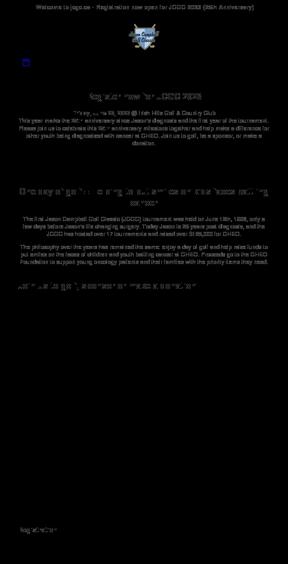 jcgc.ca shopify website screenshot