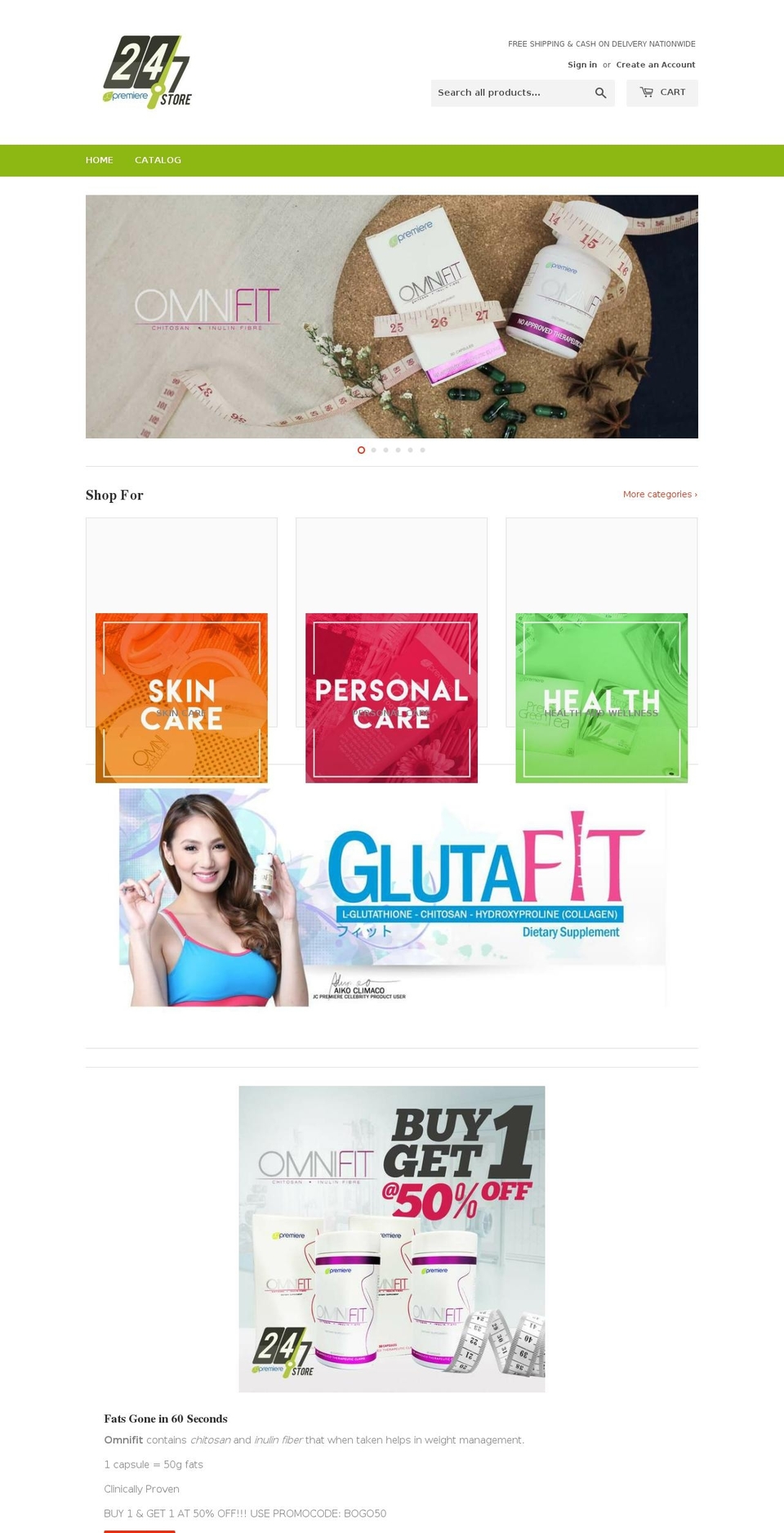 jcpremiere247store.com shopify website screenshot