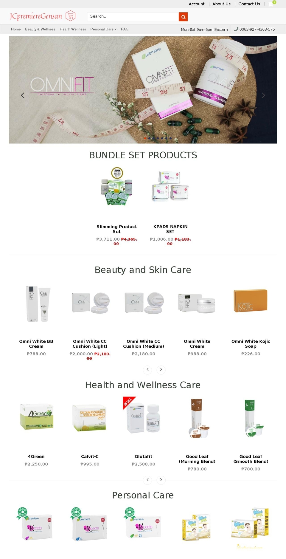 jcpremieregensan.com — Shopify storefront screenshot