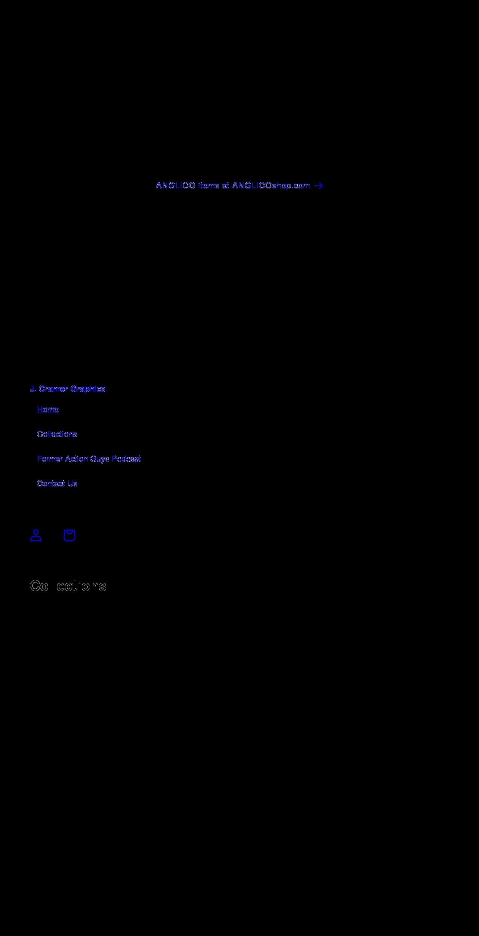 jcramergraphics.com shopify website screenshot