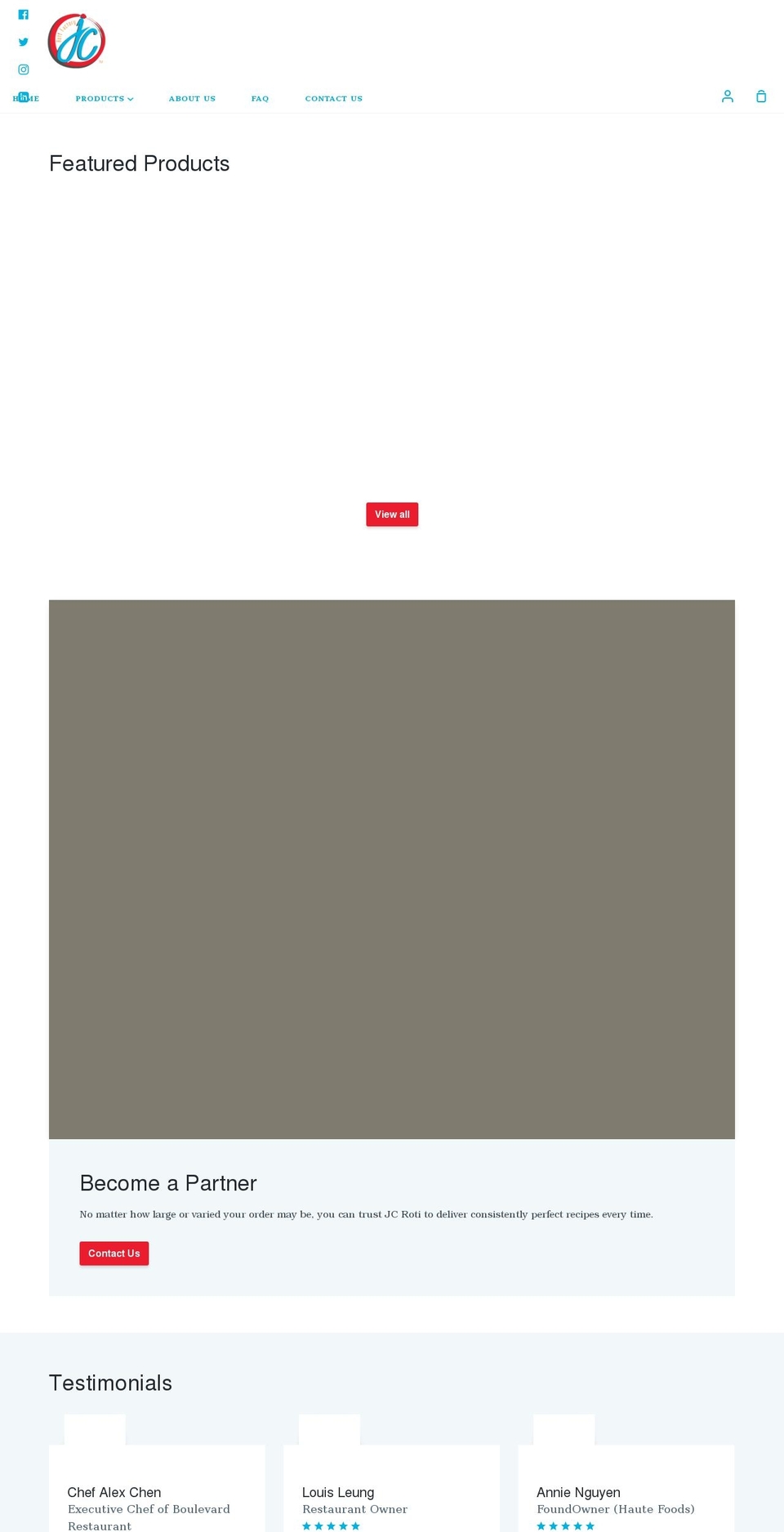 jcrotifactory.ca shopify website screenshot