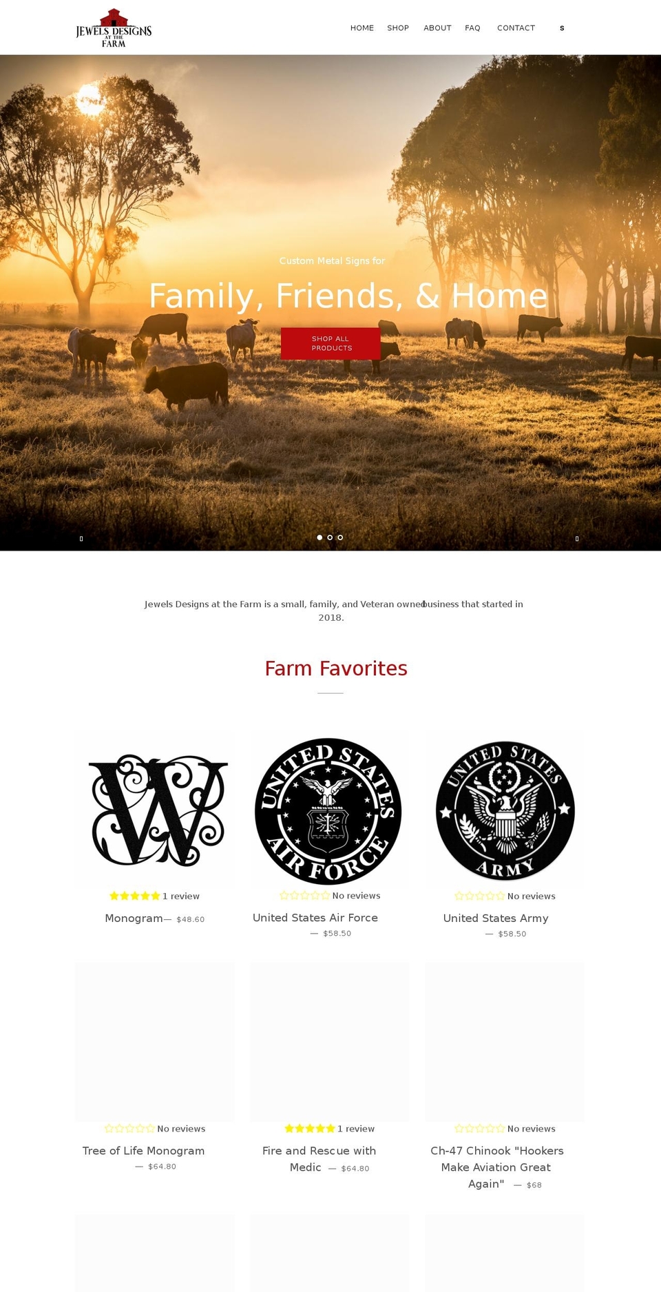 jdatthefarm.com shopify website screenshot