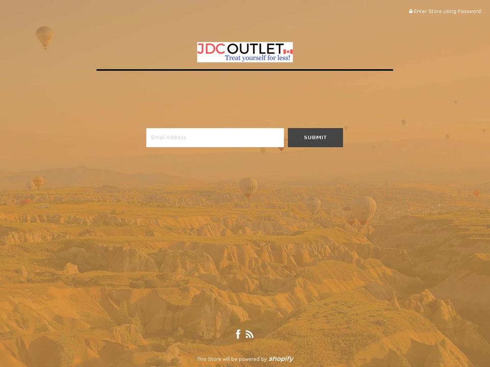 jdcoutlet.ca shopify website screenshot