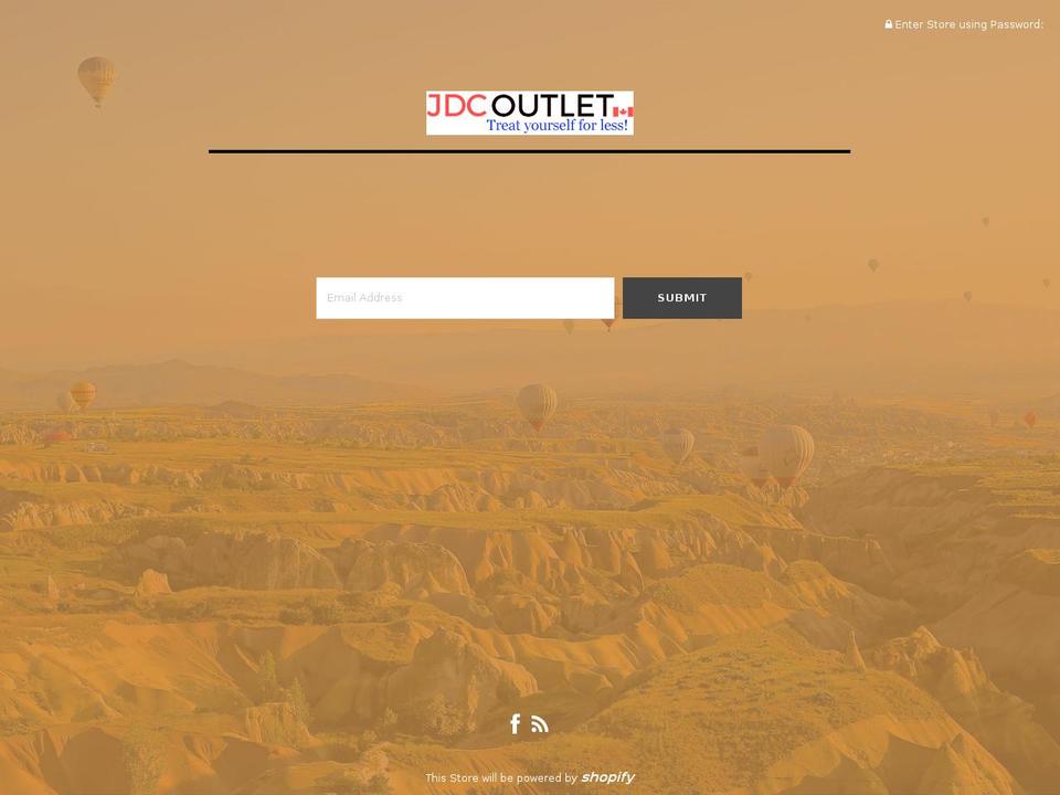 jdcoutlet.com shopify website screenshot