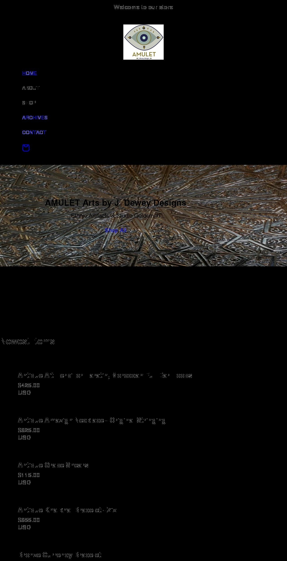 jdeweydesigns.com shopify website screenshot