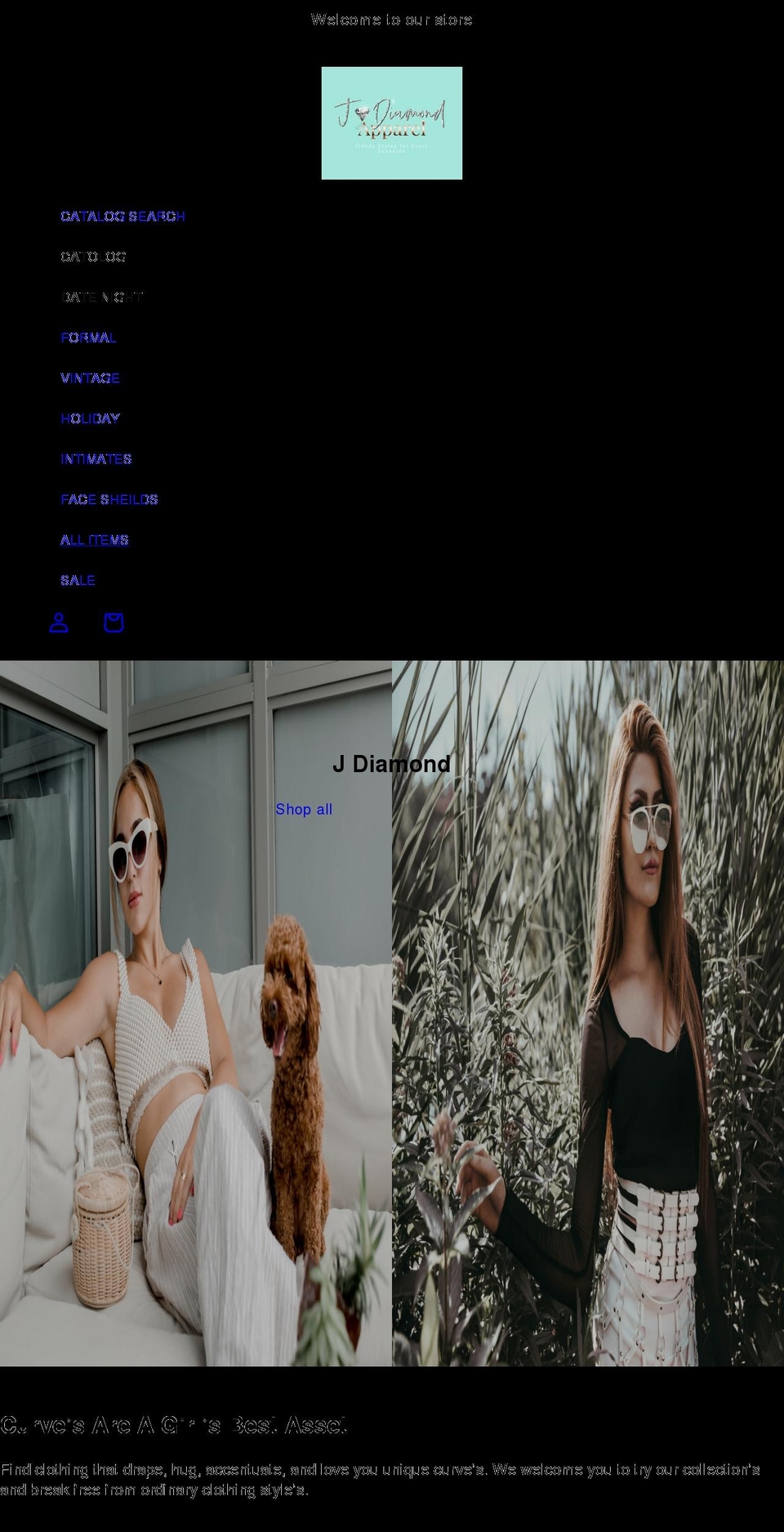 jdiamond.net shopify website screenshot
