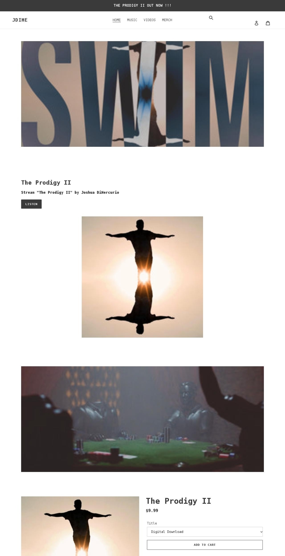 jdime.com shopify website screenshot
