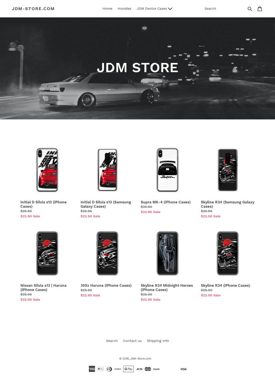 jdm-store.com — Shopify storefront screenshot