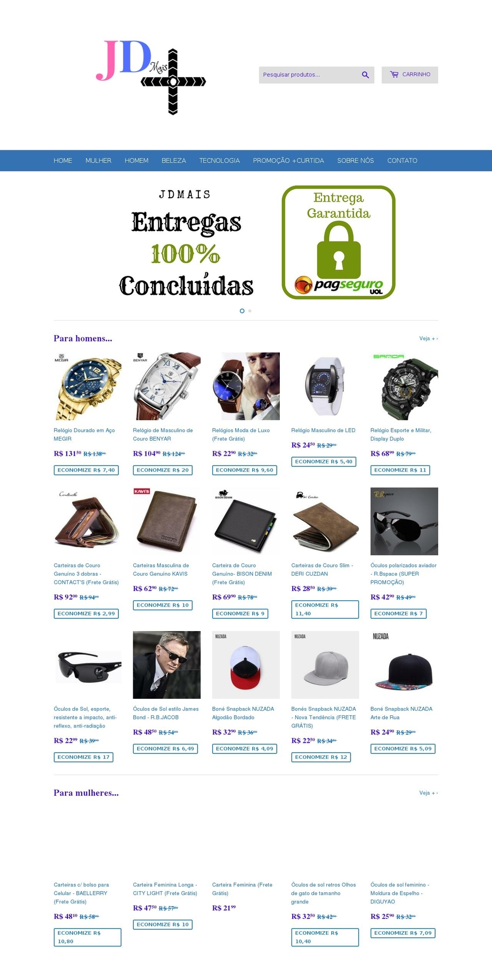 jdmais.com — Shopify storefront screenshot