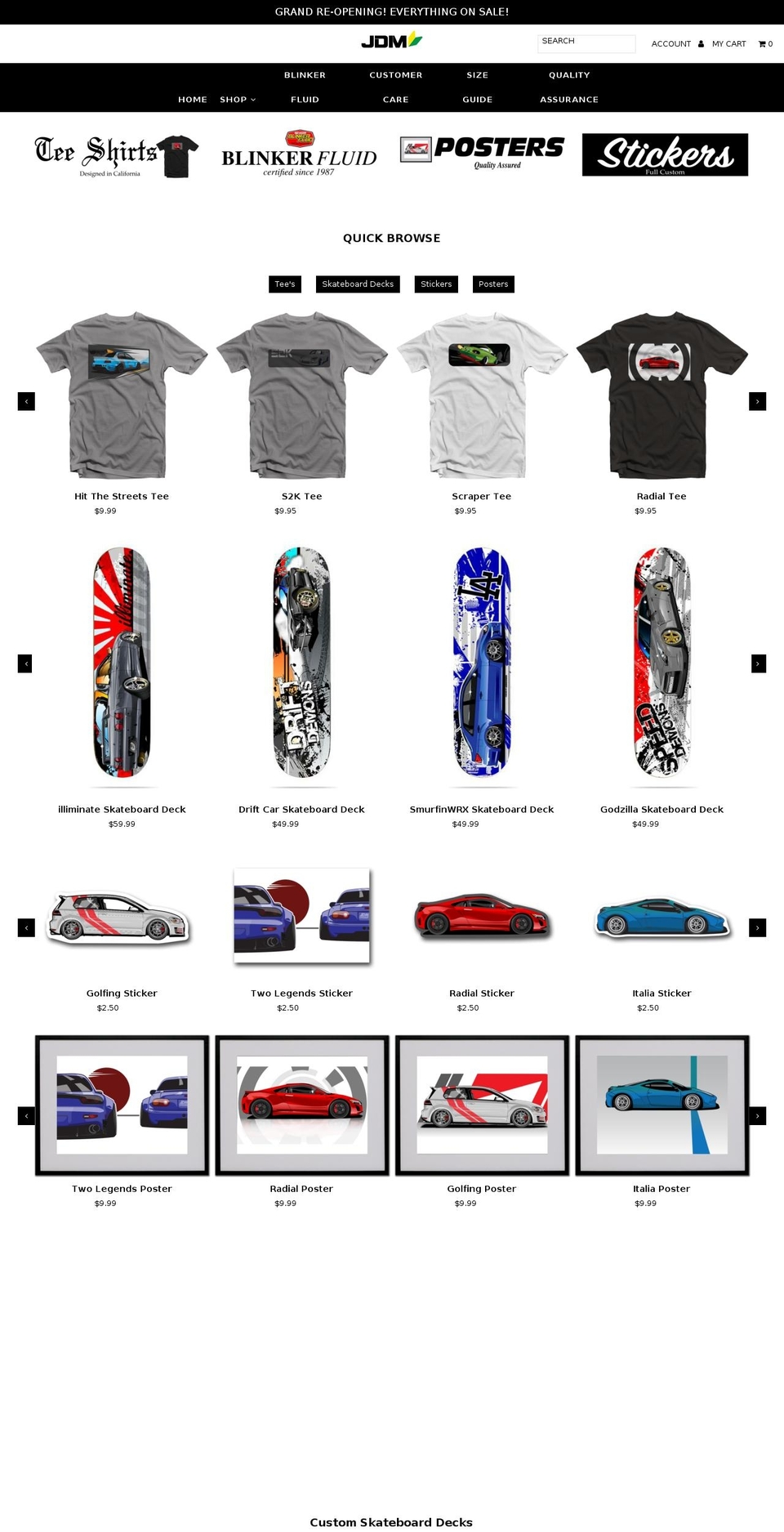 jdmbrand.com shopify website screenshot