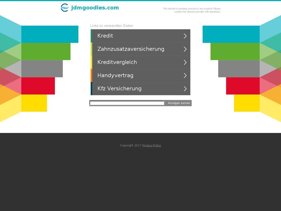 jdmgoodies.com — Shopify storefront screenshot