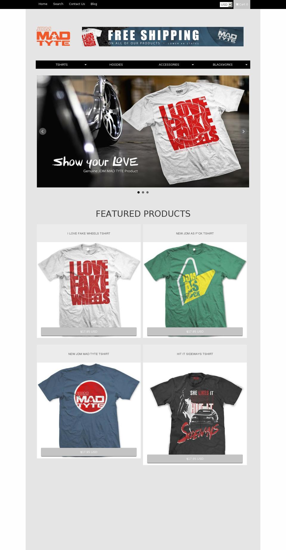 Stoked 3.7 ** NEW** Shopify theme site example jdmmadtite.com