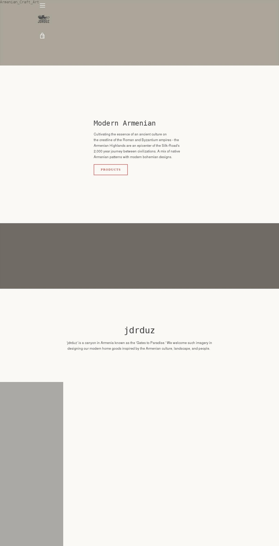 jdrduz.com shopify website screenshot