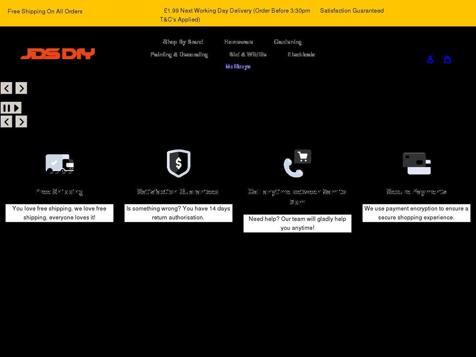 jdsdiy.com shopify website screenshot
