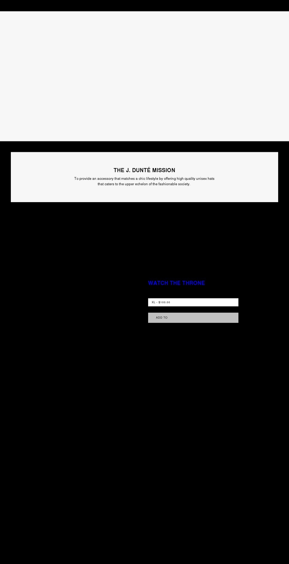 jdunte.com shopify website screenshot