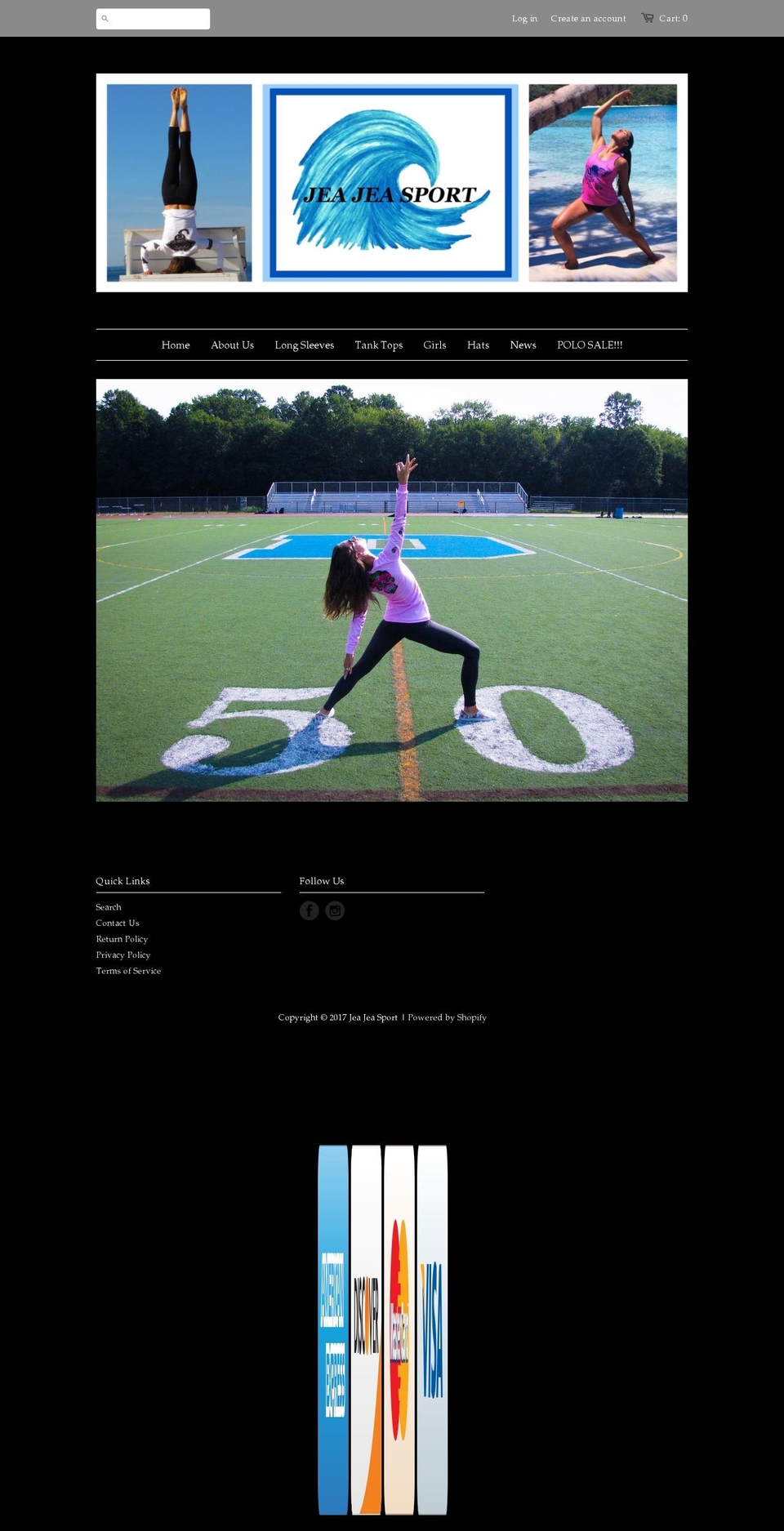 jeajeagolf.com shopify website screenshot