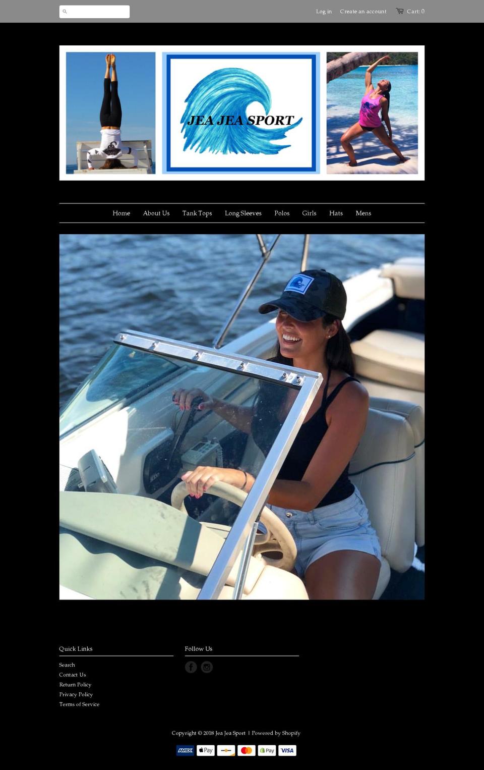 jeajeasurf.com — Shopify storefront screenshot