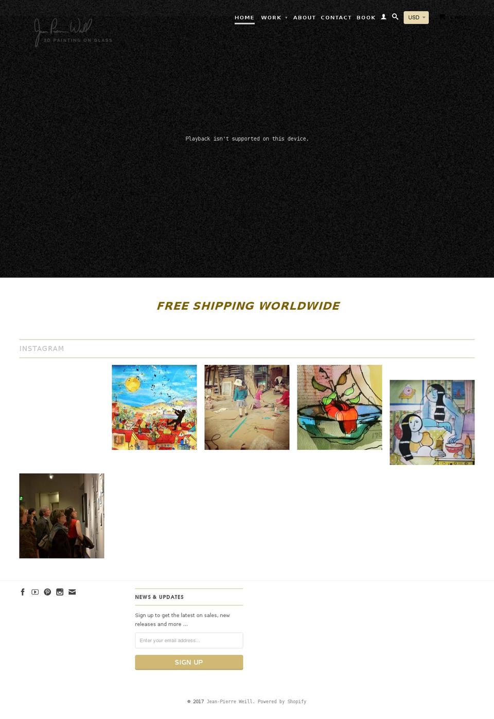 jean-pierreweill.com shopify website screenshot