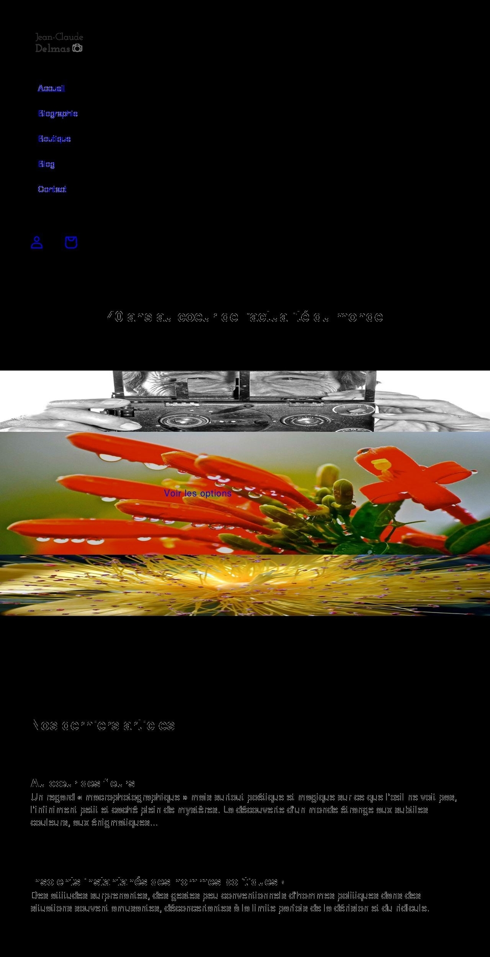 jeanclaude-delmas.com shopify website screenshot