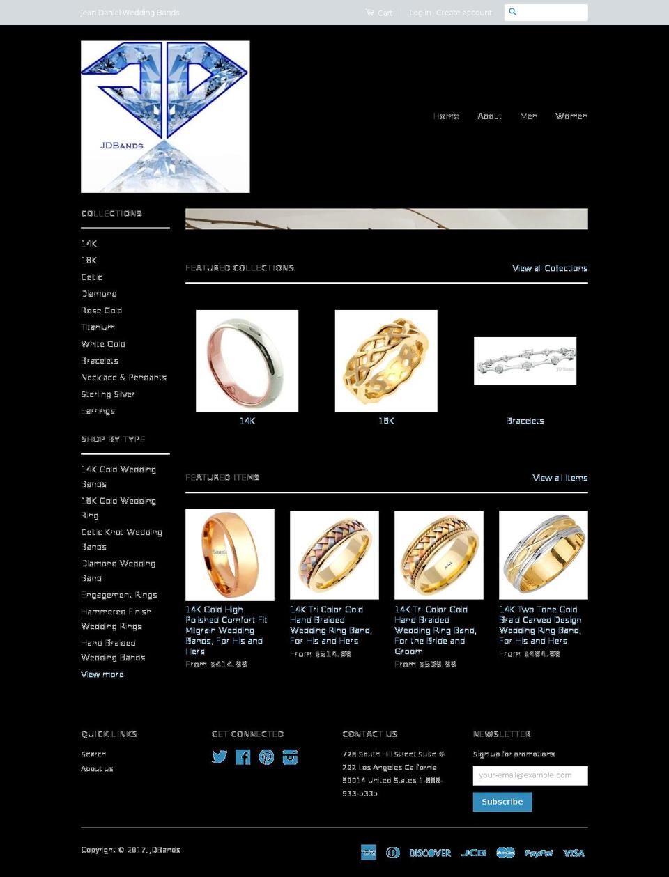 jeandaniel.net shopify website screenshot