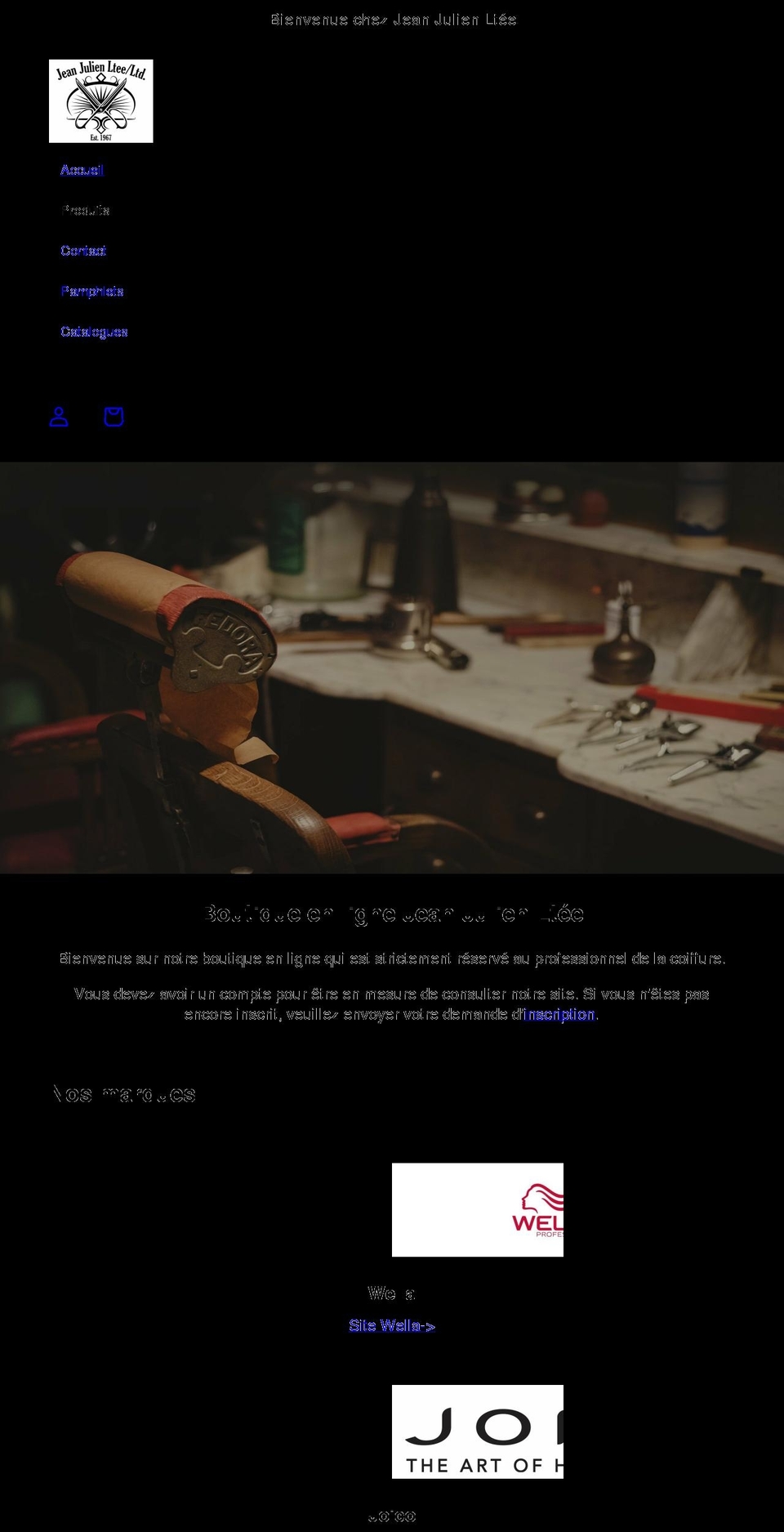 jeanjulien.ca shopify website screenshot