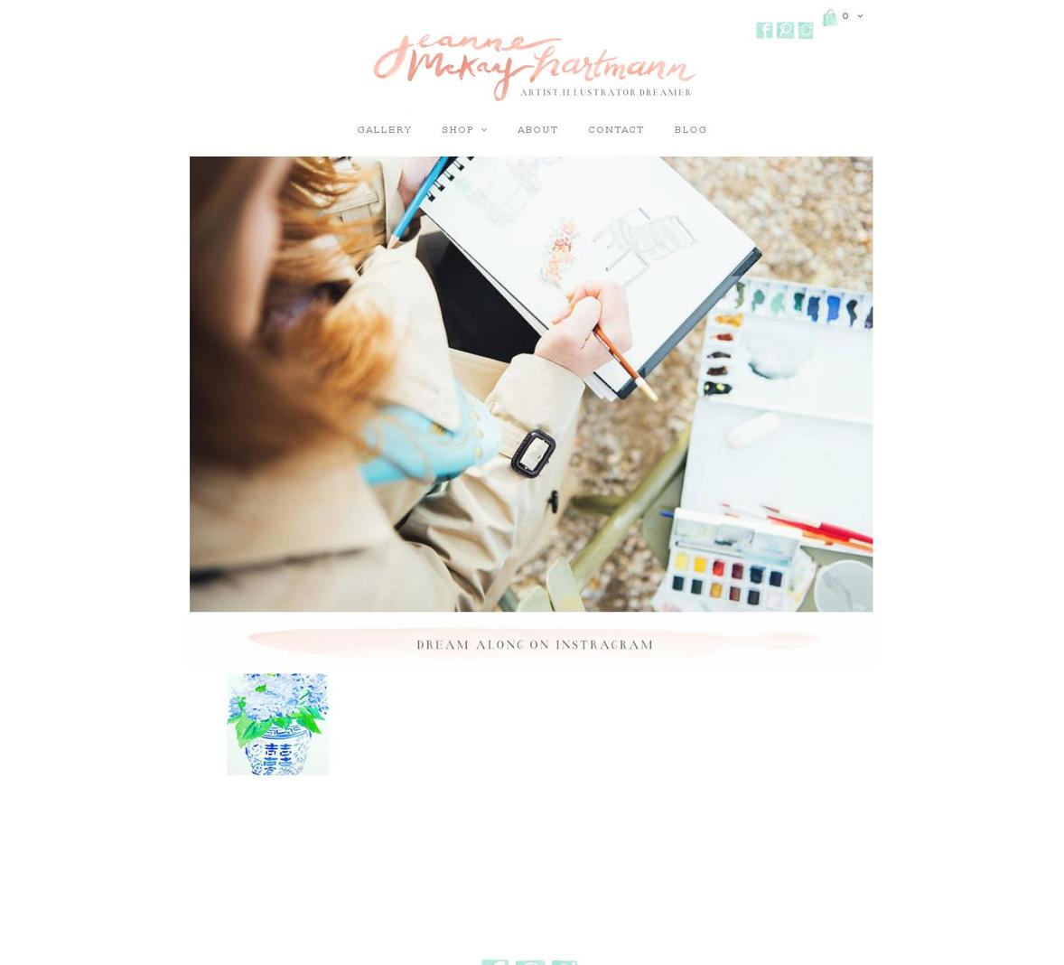jeannemckayhartman.com — Shopify storefront screenshot