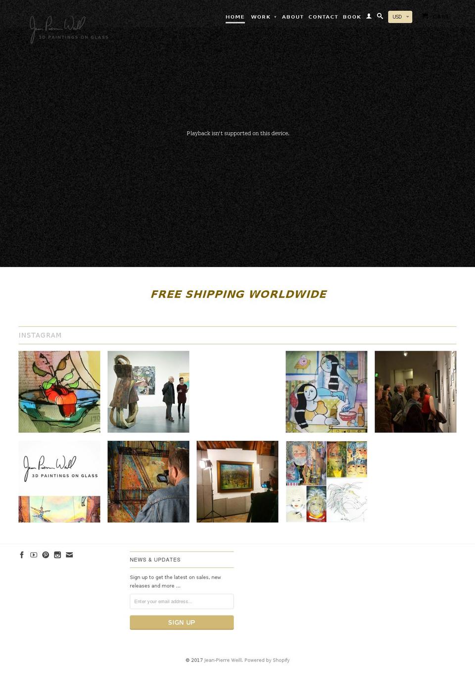 jeanpierreweill.com shopify website screenshot