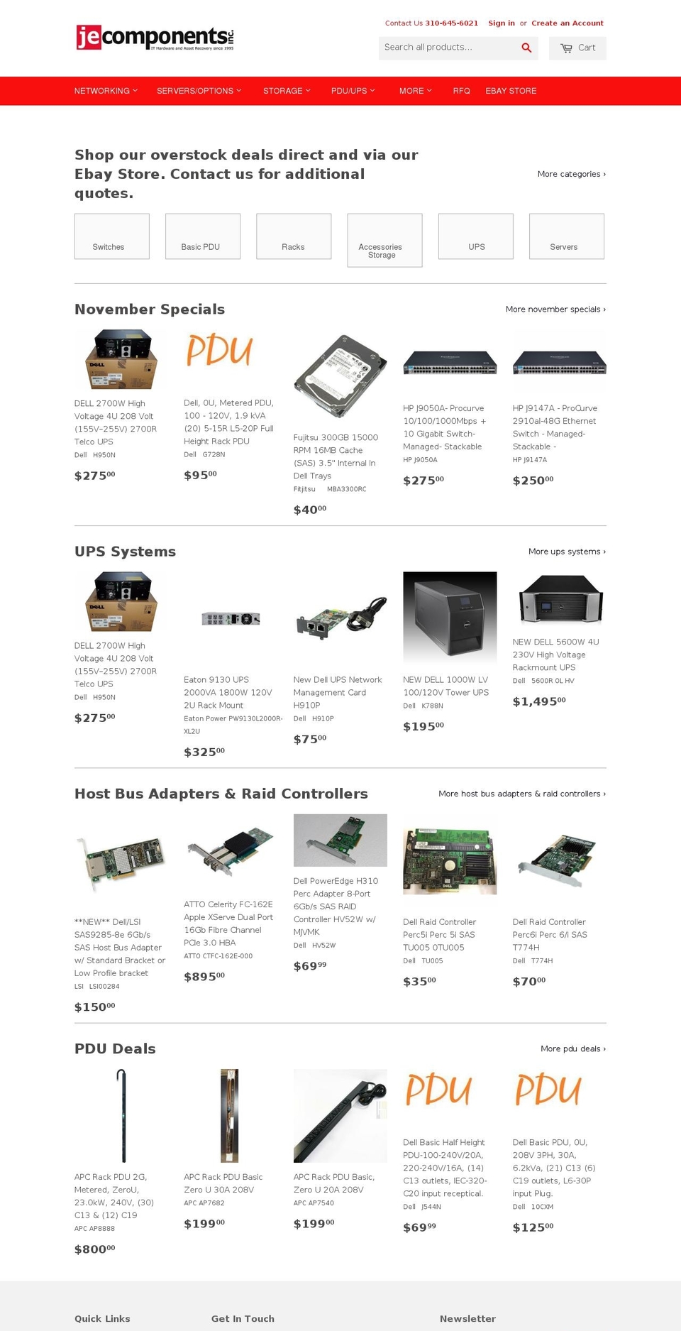 jecomstore.com shopify website screenshot