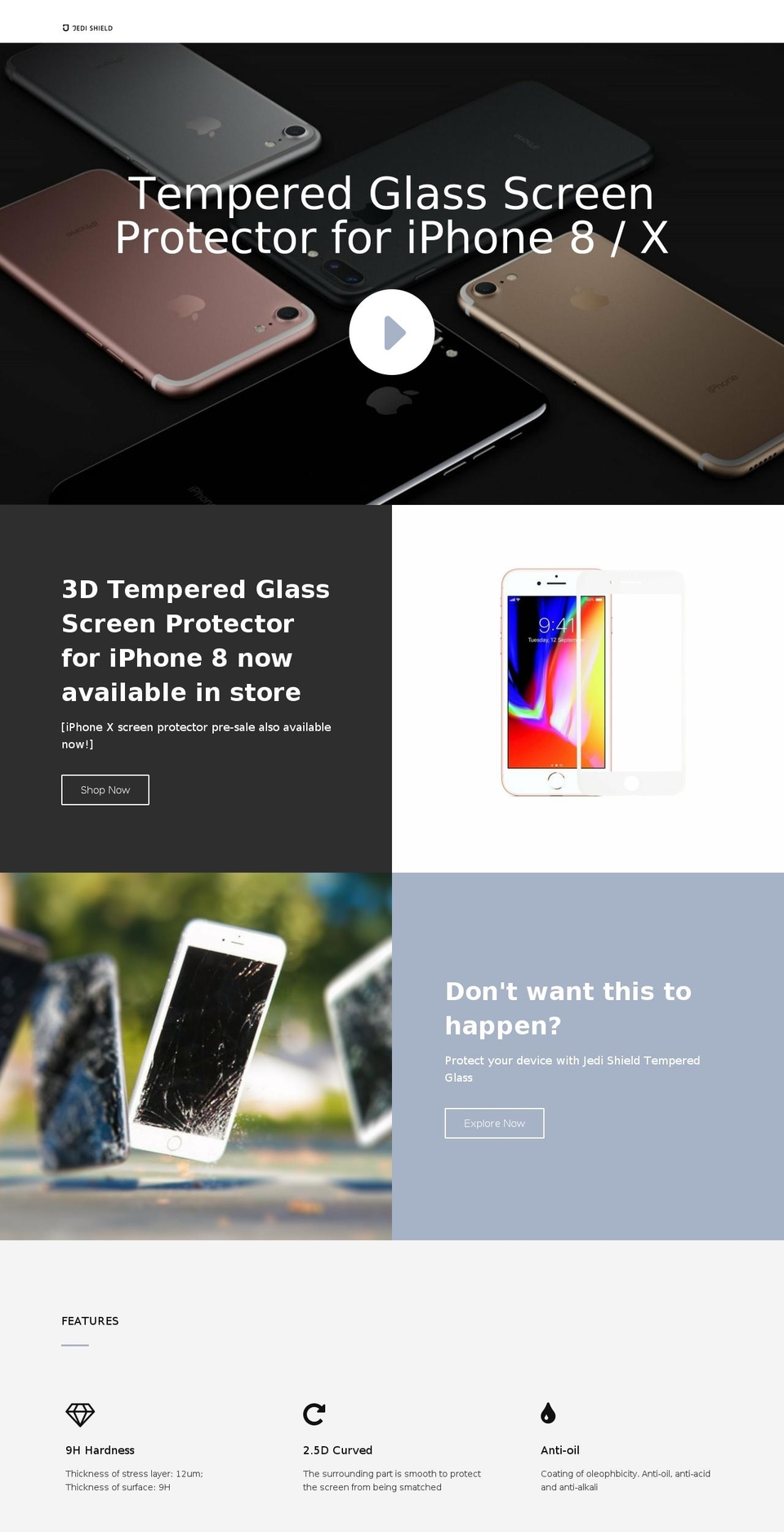 jedishield.com — Shopify storefront screenshot