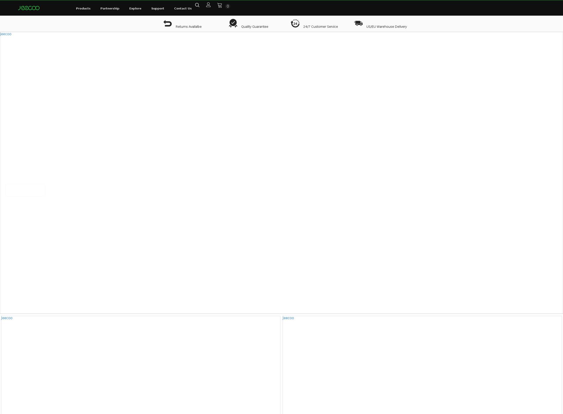 jeecoo.com shopify website screenshot
