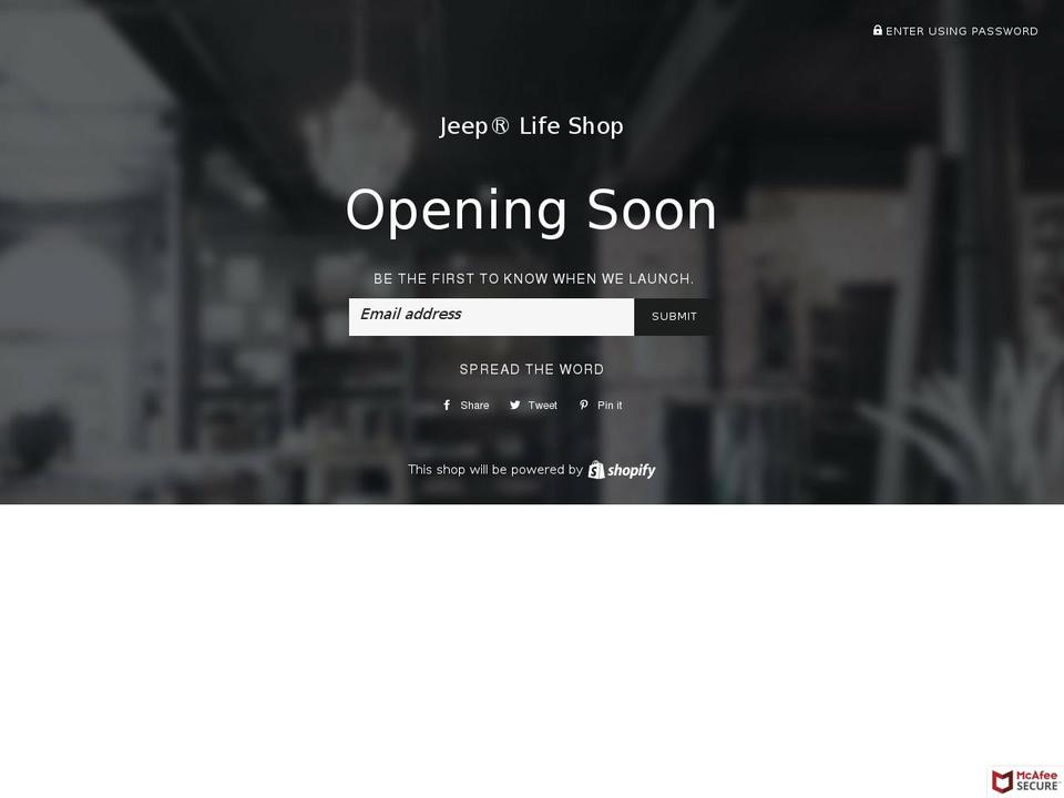 jeep-life.com — Shopify storefront screenshot
