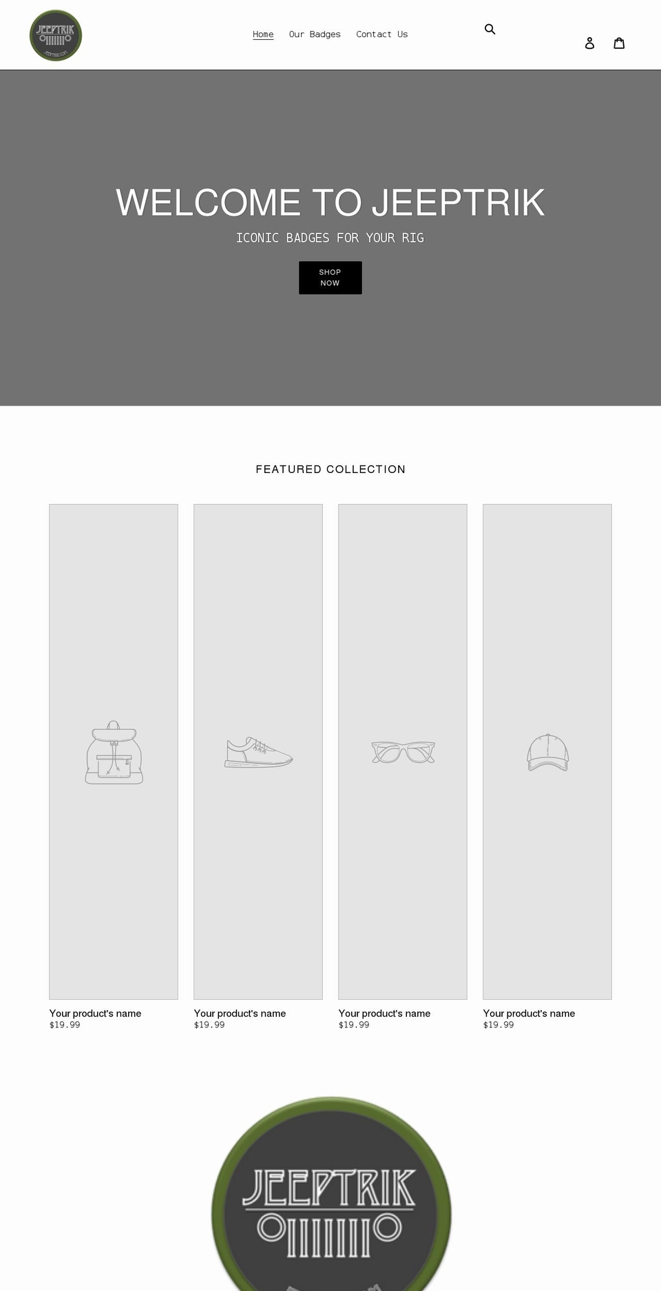 jeeptrik.com shopify website screenshot