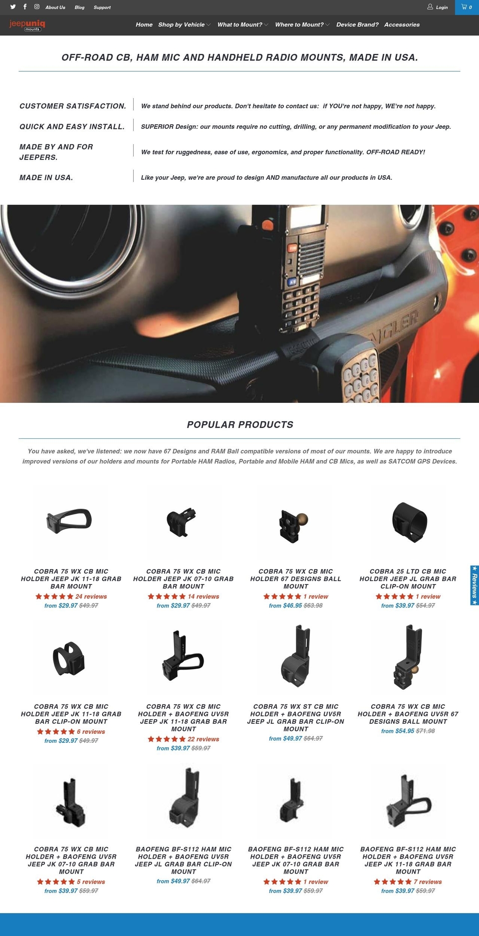 Turbo-Prod Shopify theme site example jeepunique.com