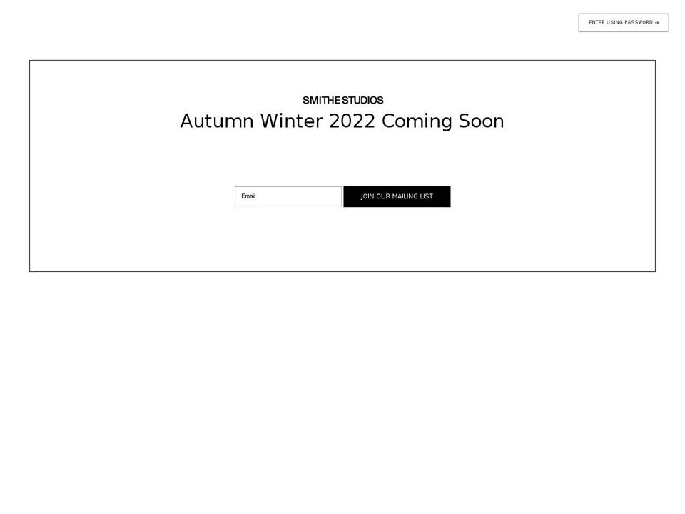 jeff-smithe.myshopify.com shopify website screenshot
